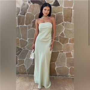 Beginning Boutique Maiah Sage Maxi Dress
